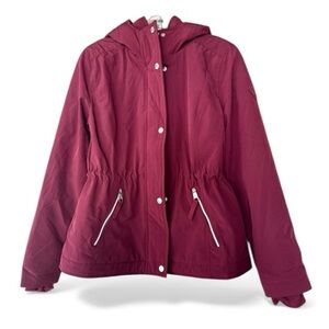 Hollister Red Junior Jacket Size Medium
